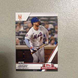 Topps Pete Alonso Trading Card NM
